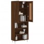 vidaXL Highboard Braun Eichen-Optik 69,5x34x180 cm Holzwerkstoff vidaXL Highboard Braun Eichen-Optik 69,5x34x180 cm Holzwerkstoff