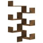 Wand-Eckregale 2 Stk. Räuchereiche 40x40x50 cm Holzwerkstoff Wand-Eckregale 2 Stk. Räuchereiche 40x40x50 cm Holzwerkstoff