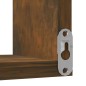 Wand-Eckregale 2 Stk. Räuchereiche 40x40x50 cm Holzwerkstoff Wand-Eckregale 2 Stk. Räuchereiche 40x40x50 cm Holzwerkstoff