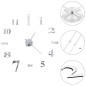 3D-Wanduhr Modernes Design 100 cm XXL Silbern 3D-Wanduhr Modernes Design 100 cm XXL Silbern