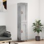 vidaXL Highboard Betongrau 34,5x34x180 cm Holzwerkstoff vidaXL Highboard Betongrau 34,5x34x180 cm Holzwerkstoff