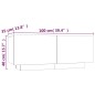 vidaXL TV-Schrank Braun Eichen-Optik 100x35x40 cm Holzwerkstoff vidaXL TV-Schrank Braun Eichen-Optik 100x35x40 cm Holzwerkstoff