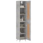 vidaXL Highboard Betongrau 34,5x34x180 cm Holzwerkstoff vidaXL Highboard Betongrau 34,5x34x180 cm Holzwerkstoff