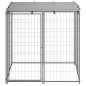 vidaXL Hundezwinger Silbern 110x110x110 cm Stahl vidaXL Hundezwinger Silbern 110x110x110 cm Stahl