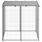 vidaXL Hundezwinger Silbern 110x110x110 cm Stahl vidaXL Hundezwinger Silbern 110x110x110 cm Stahl