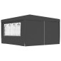 vidaXL Profi-Partyzelt mit Seitenwänden 4×4 m Anthrazit 90 g/m² vidaXL Profi-Partyzelt mit Seitenwänden 4×4 m Anthrazit 90 g/m²