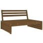 Mittelsofa Honigbraun 120x80 cm Massivholz Kiefer Mittelsofa Honigbraun 120x80 cm Massivholz Kiefer
