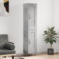 Highboard Betongrau 34,5x34x180 cm Holzwerkstoff Highboard Betongrau 34,5x34x180 cm Holzwerkstoff