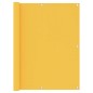 Balkon-Sichtschutz Gelb 120x600 cm Oxford-Gewebe Balkon-Sichtschutz Gelb 120x600 cm Oxford-Gewebe
