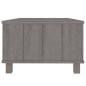 Couchtisch HAMAR Hellgrau 100x55x35 cm Massivholz Kiefer Couchtisch HAMAR Hellgrau 100x55x35 cm Massivholz Kiefer