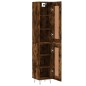 Highboard Räuchereiche 34,5x34x180 cm Holzwerkstoff Highboard Räuchereiche 34,5x34x180 cm Holzwerkstoff