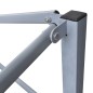Profi-Partyzelt Faltbar 2×2 m Stahl Anthrazit Profi-Partyzelt Faltbar 2×2 m Stahl Anthrazit