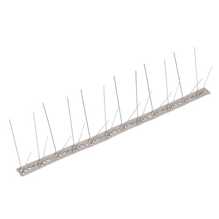 vidaXL 6-tlg. Taubenabwehr Spikes-Set Edelstahl 3 m 4-reihig