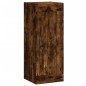 Highboard Räuchereiche 34,5x34x180 cm Holzwerkstoff Highboard Räuchereiche 34,5x34x180 cm Holzwerkstoff