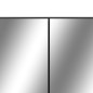LED-Spiegelschrank fürs Bad Schwarz 80x15x60 cm MDF LED-Spiegelschrank fürs Bad Schwarz 80x15x60 cm MDF