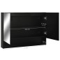 LED-Spiegelschrank fürs Bad Schwarz 80x15x60 cm MDF LED-Spiegelschrank fürs Bad Schwarz 80x15x60 cm MDF