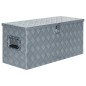 Aluminiumkiste 90,5×35×40 cm Silbern Aluminiumkiste 90,5×35×40 cm Silbern