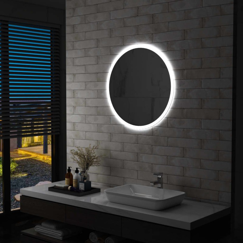 Badezimmerspiegel mit LED 70 cm Badezimmerspiegel mit LED 70 cm