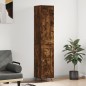 Highboard Räuchereiche 34,5x34x180 cm Holzwerkstoff Highboard Räuchereiche 34,5x34x180 cm Holzwerkstoff