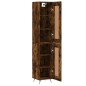 Highboard Räuchereiche 34,5x34x180 cm Holzwerkstoff Highboard Räuchereiche 34,5x34x180 cm Holzwerkstoff