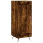 Highboard Räuchereiche 34,5x34x180 cm Holzwerkstoff Highboard Räuchereiche 34,5x34x180 cm Holzwerkstoff