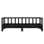 Tagesbett Ausziehbar Schwarz Kiefer Massivholz 2x(90x200) cm Tagesbett Ausziehbar Schwarz Kiefer Massivholz 2x(90x200) cm