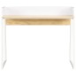 Schreibtisch Weiß und Eiche 90x60x88 cm Schreibtisch Weiß und Eiche 90x60x88 cm