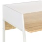 Schreibtisch Weiß und Eiche 90x60x88 cm Schreibtisch Weiß und Eiche 90x60x88 cm