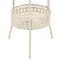 vidaXL Bistrotisch Vintage-Stil Rund Metall 40 x 70 cm Weiß vidaXL Bistrotisch Vintage-Stil Rund Metall 40 x 70 cm Weiß