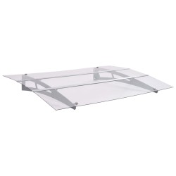 Haustürvordach Sibern und Transparent 120×90 cm Polycarbonat