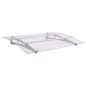 Haustürvordach Sibern und Transparent 120×90 cm Polycarbonat Haustürvordach Sibern und Transparent 120×90 cm Polycarbonat