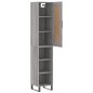 vidaXL Highboard Grau Sonoma 34,5x34x180 cm Holzwerkstoff vidaXL Highboard Grau Sonoma 34,5x34x180 cm Holzwerkstoff
