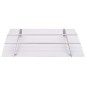 Haustürvordach Sibern und Transparent 120×90 cm Polycarbonat Haustürvordach Sibern und Transparent 120×90 cm Polycarbonat