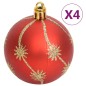 108-tlg. Weihnachtskugel-Set Golden und Rot 108-tlg. Weihnachtskugel-Set Golden und Rot