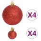 108-tlg. Weihnachtskugel-Set Golden und Rot 108-tlg. Weihnachtskugel-Set Golden und Rot