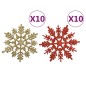 108-tlg. Weihnachtskugel-Set Golden und Rot 108-tlg. Weihnachtskugel-Set Golden und Rot