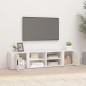 vidaXL TV-Schränke 2 Stk. Hochglanz-Weiß 80x31,5x36 cm Holzwerkstoff vidaXL TV-Schränke 2 Stk. Hochglanz-Weiß 80x31,5x36 cm Holzwerkstoff