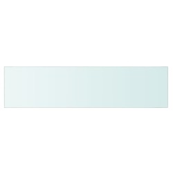 vidaXL Regalboden Glas Transparent 80 cm x 20 cm