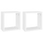 Würfelregale 2 Stk. Weiß 30x15x30 cm Würfelregale 2 Stk. Weiß 30x15x30 cm