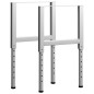 Werkbankgestell Verstellbar 2 Stk. Metall 55x(69-95,5) cm Grau Werkbankgestell Verstellbar 2 Stk. Metall 55x(69-95,5) cm Grau