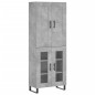 Highboard Betongrau 69,5x34x180 cm Holzwerkstoff Highboard Betongrau 69,5x34x180 cm Holzwerkstoff