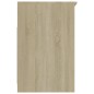 vidaXL Sideboard mit Schubladen Sonoma-Eiche 40x50x76 cm Holzwerkstoff