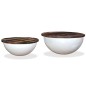 vidaXL Couchtisch-Set 2tlg. Altholz Massiv Weiß Schüsselform vidaXL Couchtisch-Set 2tlg. Altholz Massiv Weiß Schüsselform