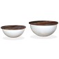 vidaXL Couchtisch-Set 2tlg. Altholz Massiv Weiß Schüsselform vidaXL Couchtisch-Set 2tlg. Altholz Massiv Weiß Schüsselform