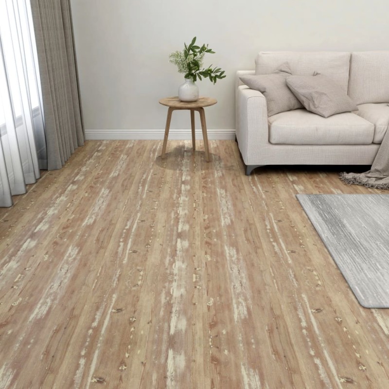 PVC-Fliesen Selbstklebend 20 Stk. 1,86 m² Braun PVC-Fliesen Selbstklebend 20 Stk. 1,86 m² Braun