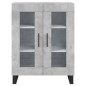 Highboard Betongrau 69,5x34x180 cm Holzwerkstoff Highboard Betongrau 69,5x34x180 cm Holzwerkstoff