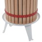 Obst- und Weinpresse mit Stoffbeutel 24 L Eichenholz Obst- und Weinpresse mit Stoffbeutel 24 L Eichenholz