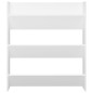 Wand-Schuhschrank Weiß 80x18x90 cm Holzwerkstoff Wand-Schuhschrank Weiß 80x18x90 cm Holzwerkstoff