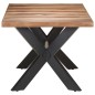Esstisch 180x90x75 cm Massivholz Honigfarben Esstisch 180x90x75 cm Massivholz Honigfarben