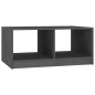 Couchtisch Grau 75x50x33,5 cm Massivholz Kiefer Couchtisch Grau 75x50x33,5 cm Massivholz Kiefer